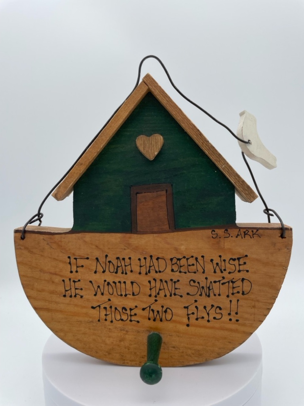 Vintage Noah’s Ark Wooden Wall Decor Peg Little Bits of Country Joy Canada